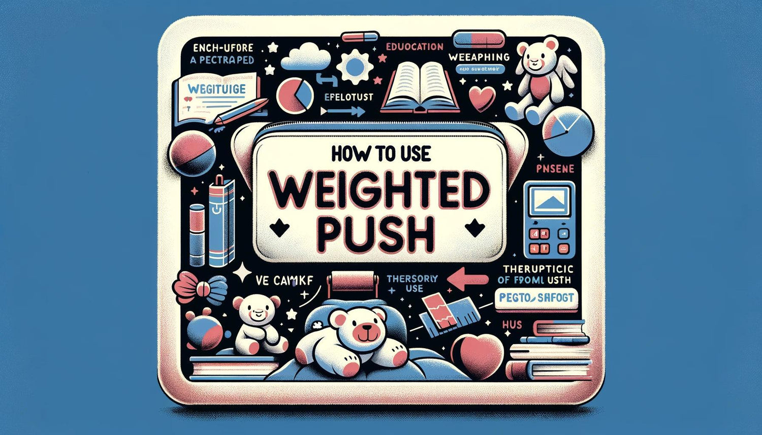 how to use weighted plush