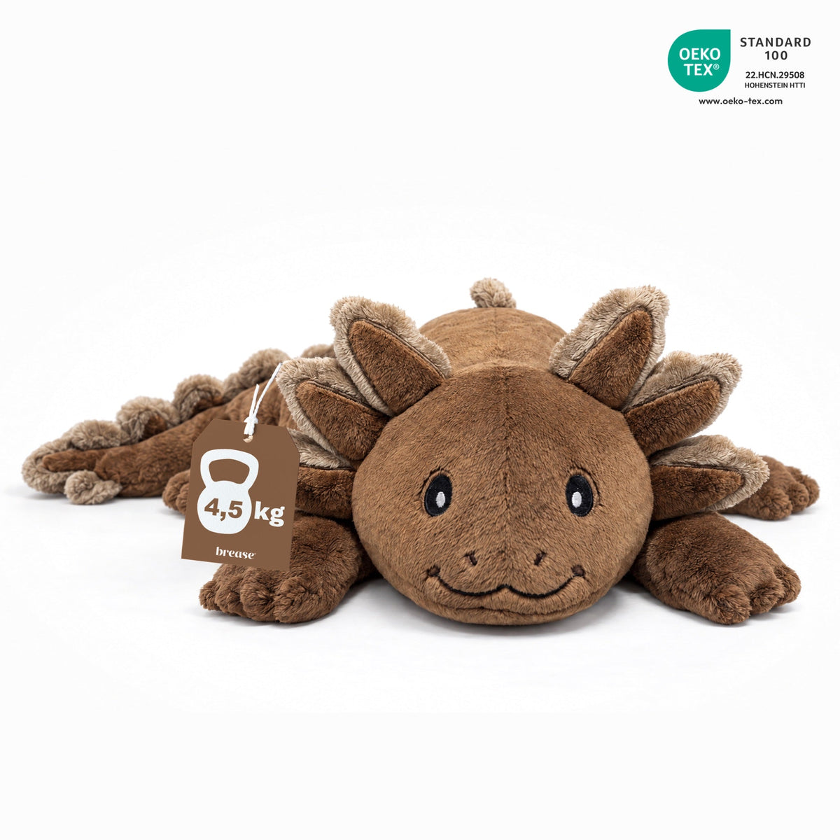 Weighted Axolotl in Coffee, 4.5 kg #Weight_4,5 kg