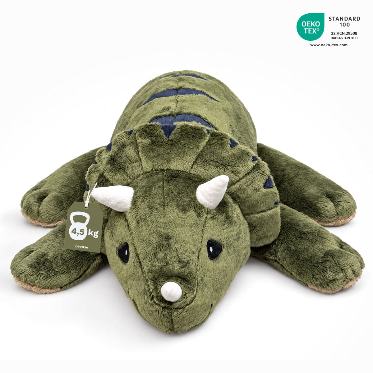 Weighted Dinosaur in Green, 4.5 kg #Weight_4,5 kg