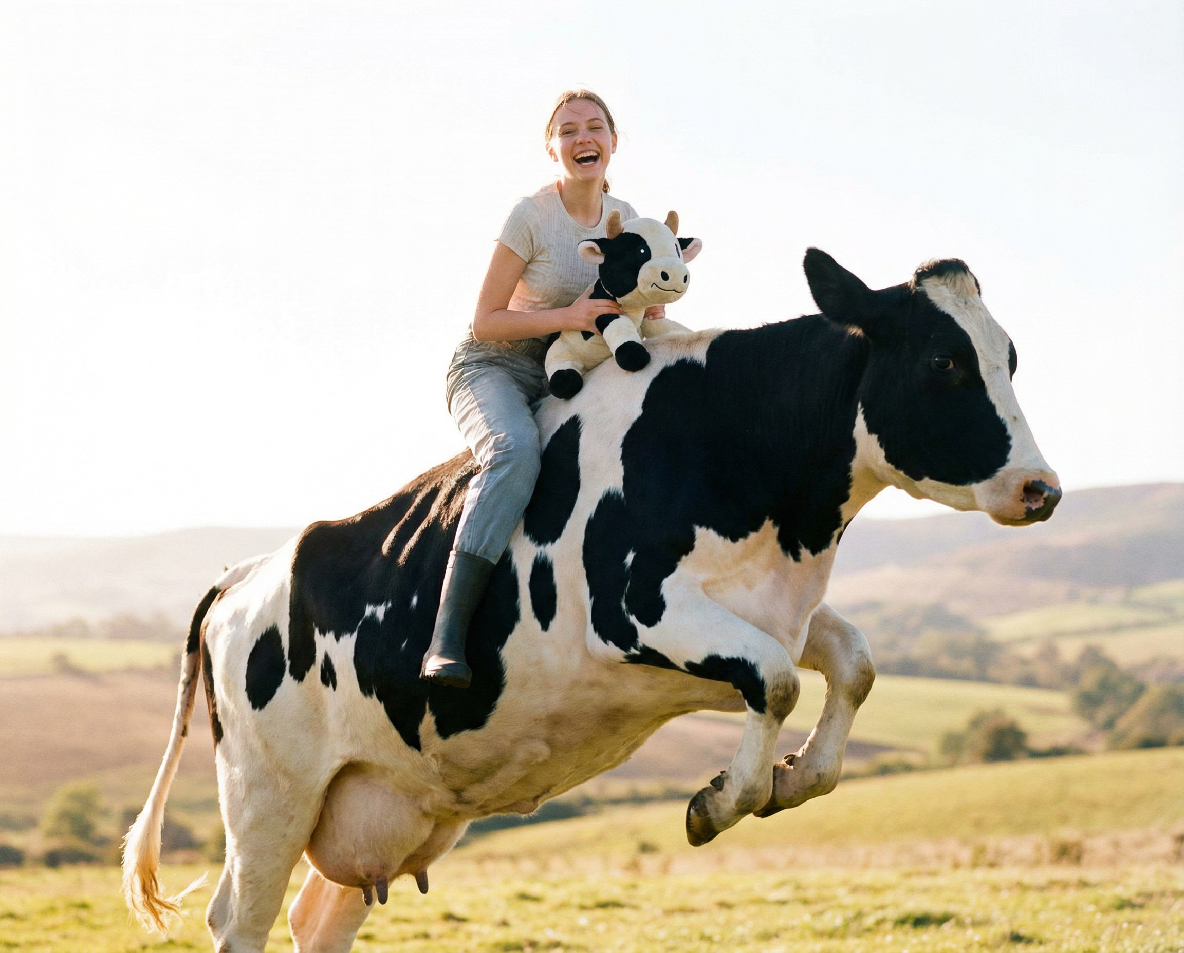Gewichtskuscheltier Holstein-Kuh 2,3 kg