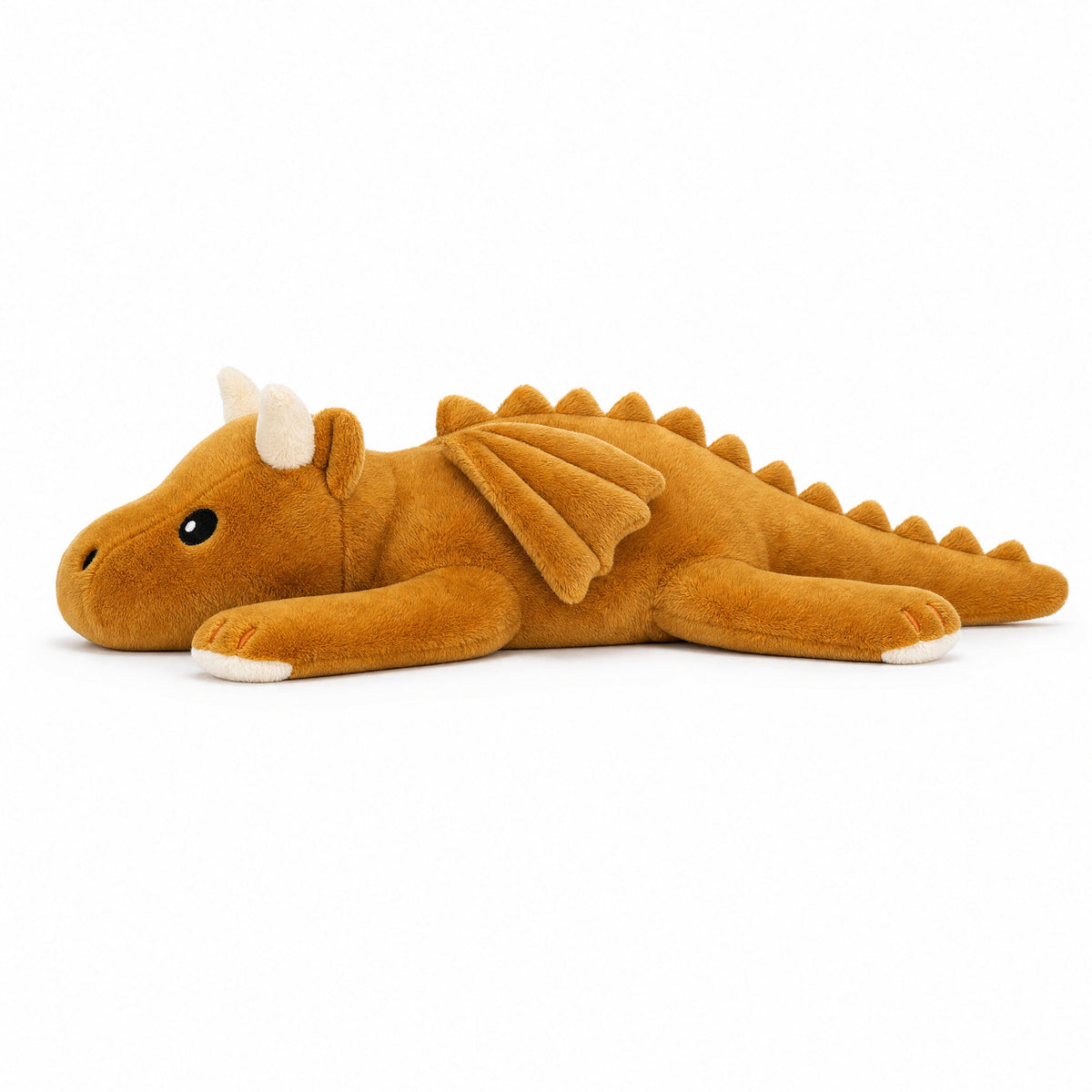 Weighted Dragon 5 lb plush side profile, first version