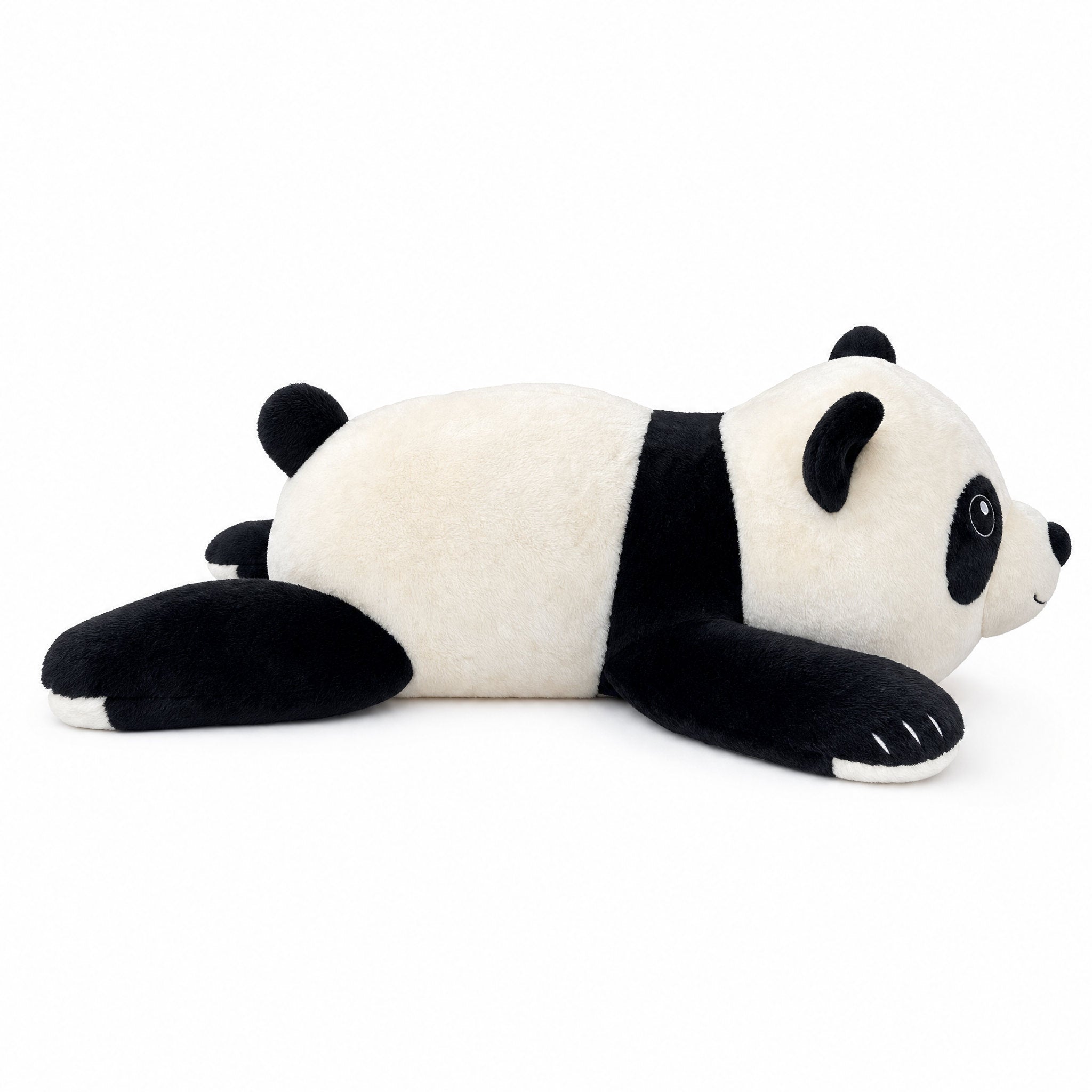 Weighted Panda 5 lb plush side profile showing 44 cm length