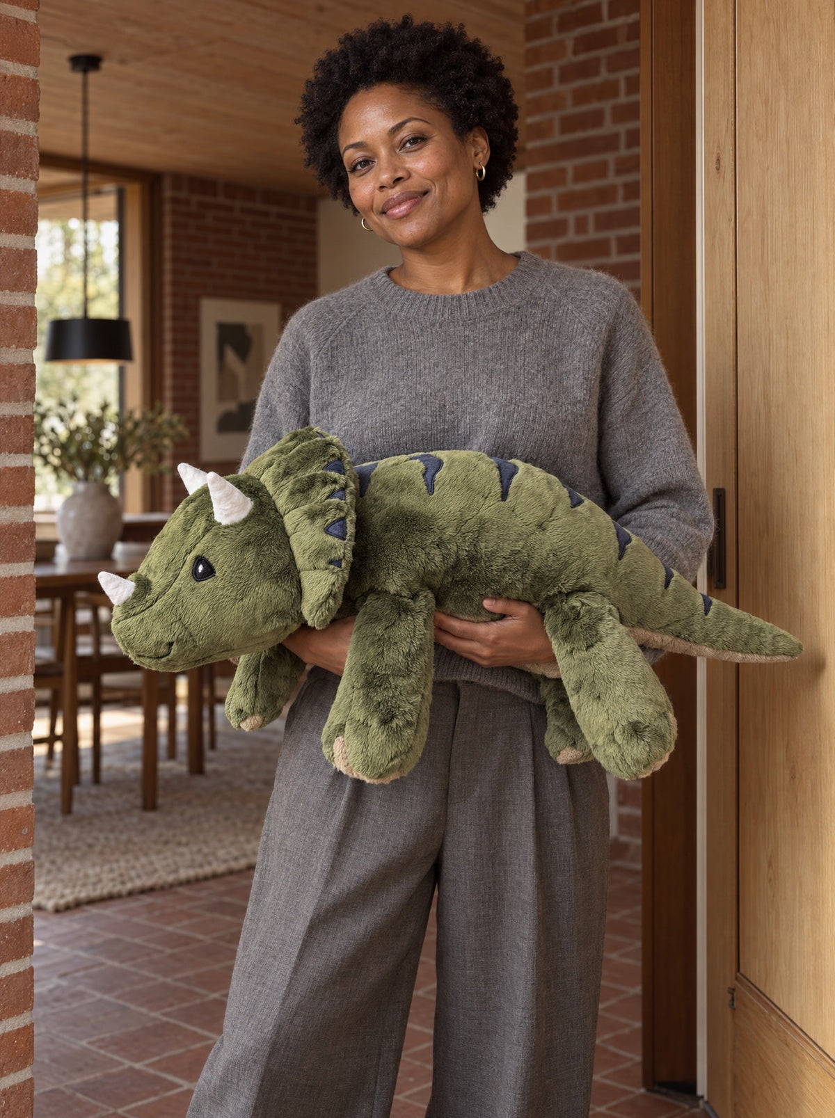 Weighted Dinosaur Green, 4.5 kg #Weight_4,5 kg